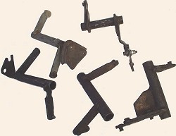 Bellcranks, ("z"-bars)  come in many shapes & sizes