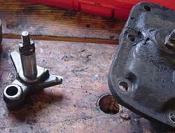 O-Ring installed onto shift lever operatng shaft