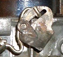 Modified choke lever, different angle for the Super Six