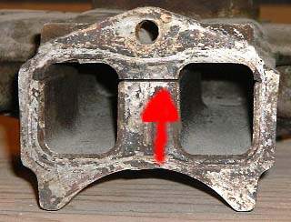 Die-cast and ebeam welded manifolds have a  seam