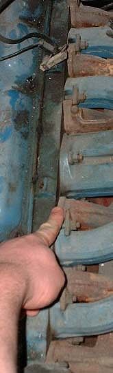 Manifold mounting nuts, studs and washers