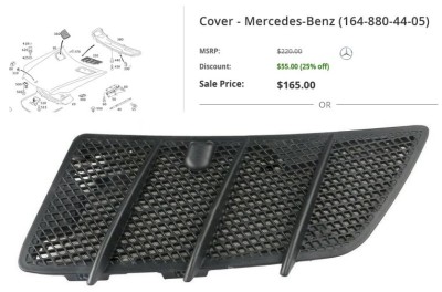 Mercedes Hood Plastic Air Vent.jpg